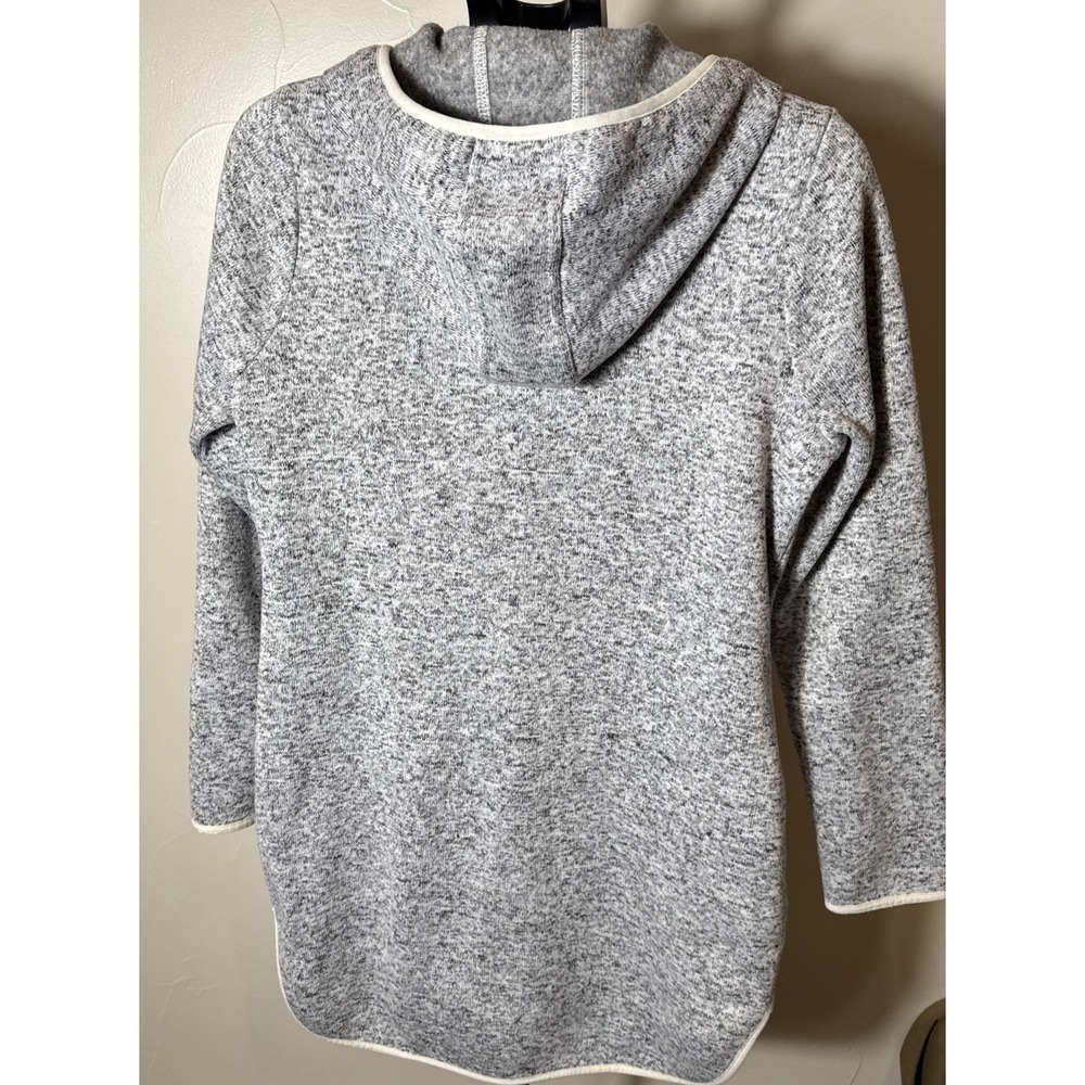 Kyodan Outdoors Gray Womens Hoodie Long Knit Jacket  fleece Outdoor sz Medium - Picture 7 of 7
